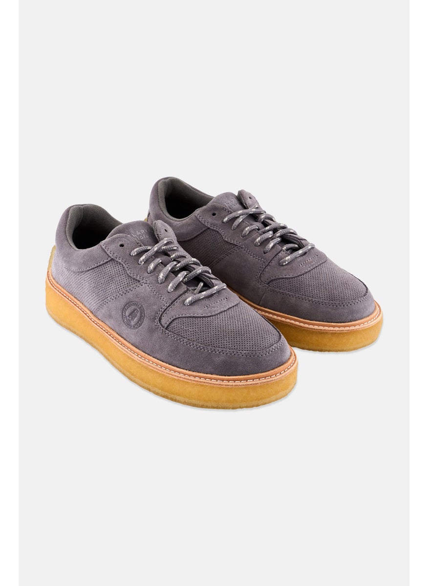 clarks Men Standard Sandford Lace Up Casual Shoes, Grey  - Image 1
