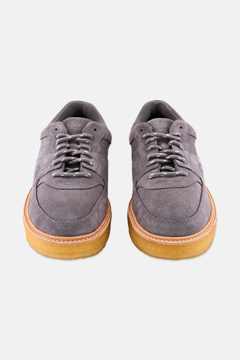 clarks Men Standard Sandford Lace Up Casual Shoes, Grey - Image 4