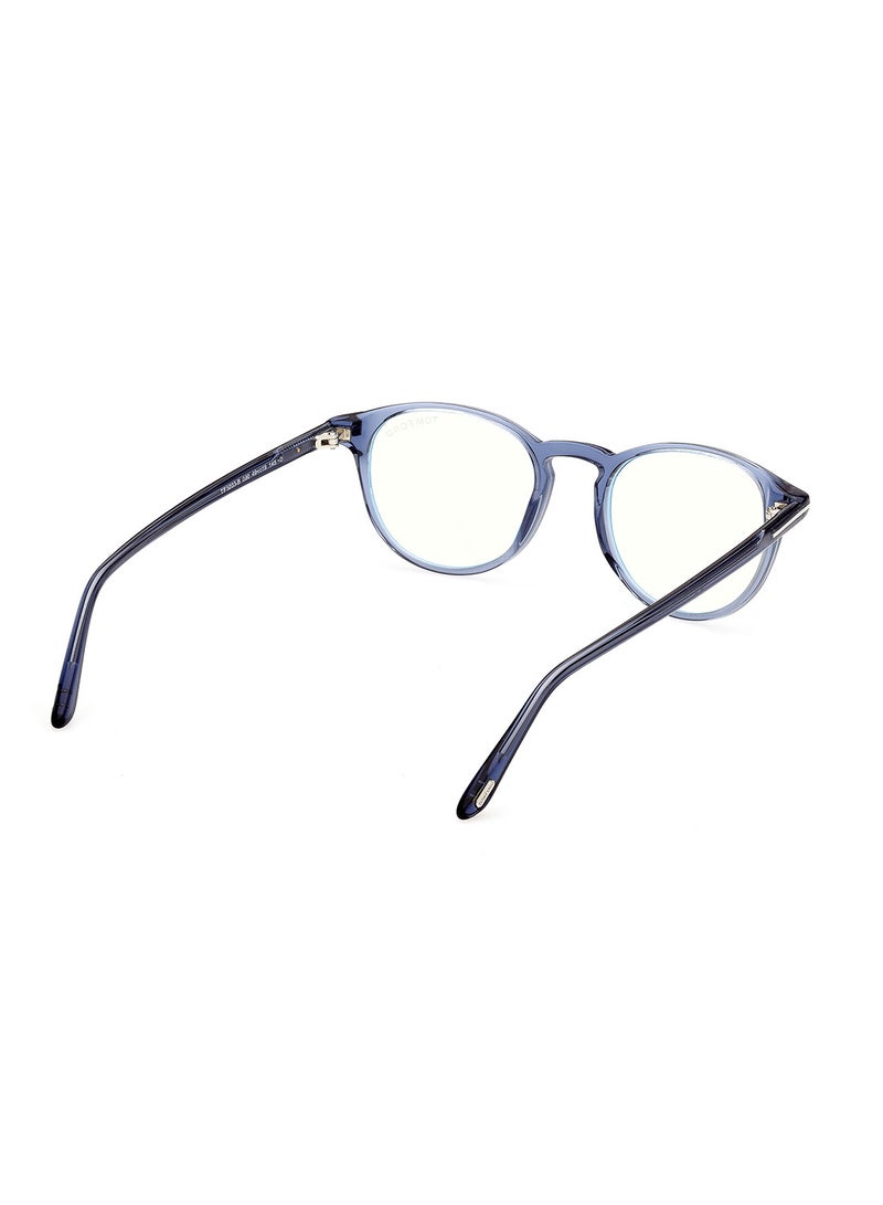 TOM FORD Men's Round Eyeglass Frame - FT5803-B09049 - Lens Size: 49 Mm - Image 5
