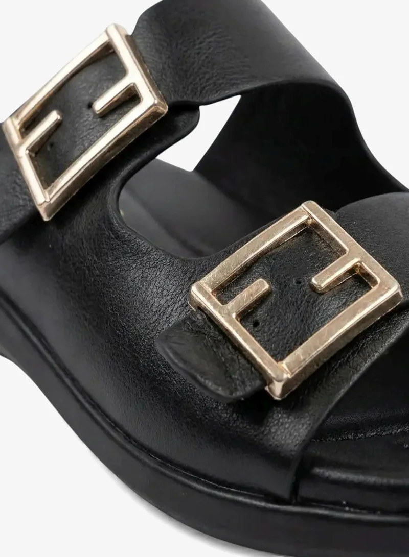 Geoomnii Black Women’s Sandals – Comfortable, Lightweight & Everyday Wear for Women | Best Price UAE