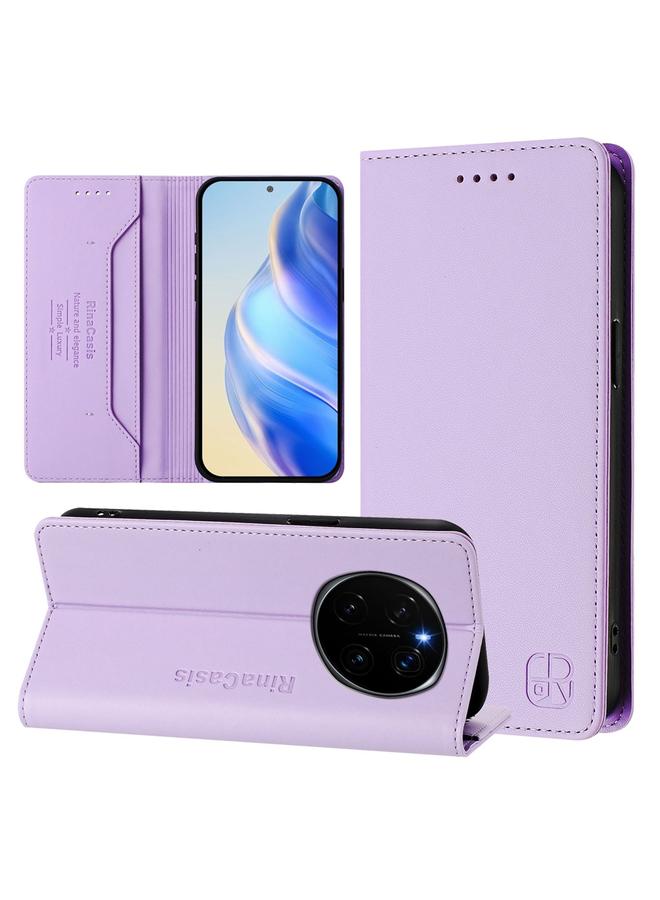 Zaboon Case For Honor Magic7 Pro RC01 Dual-Folded Magnetic Suction RFID Leather Phone Case - Image 1