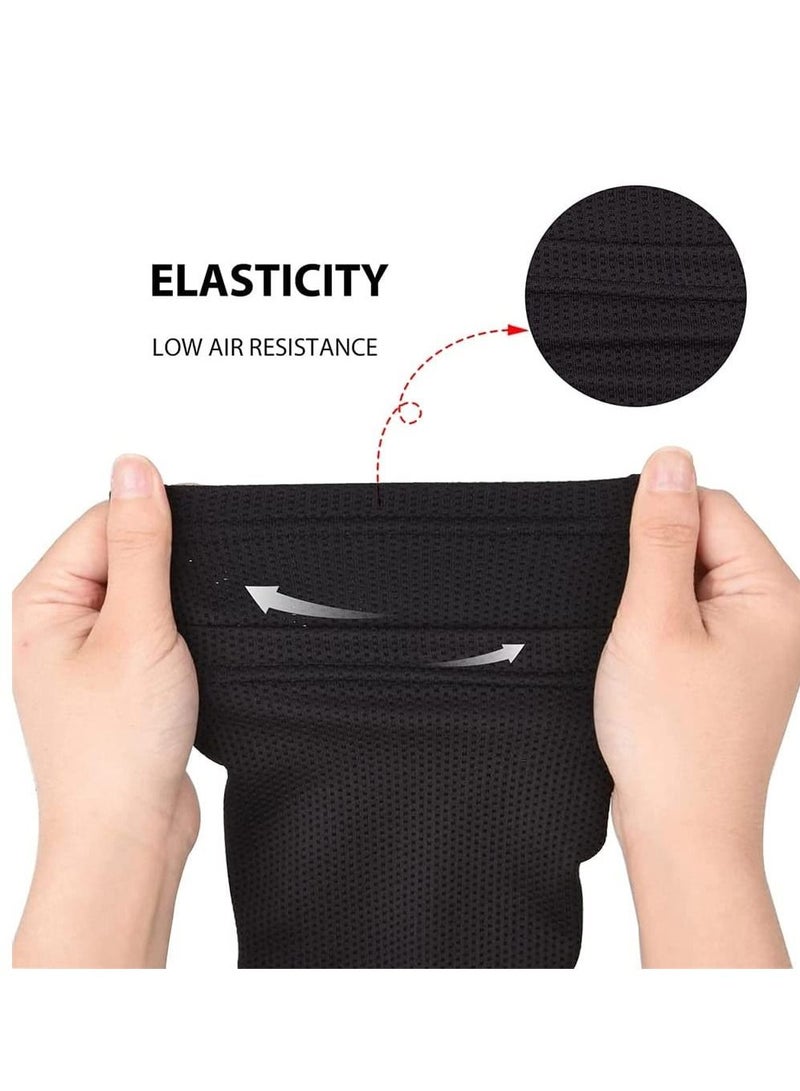 SYOSI 2 Pairs Soccer Shin Guard Socks Breathable Soccer Shin Guard Sleeves with Pocket for Football Shin Pads - Image 2