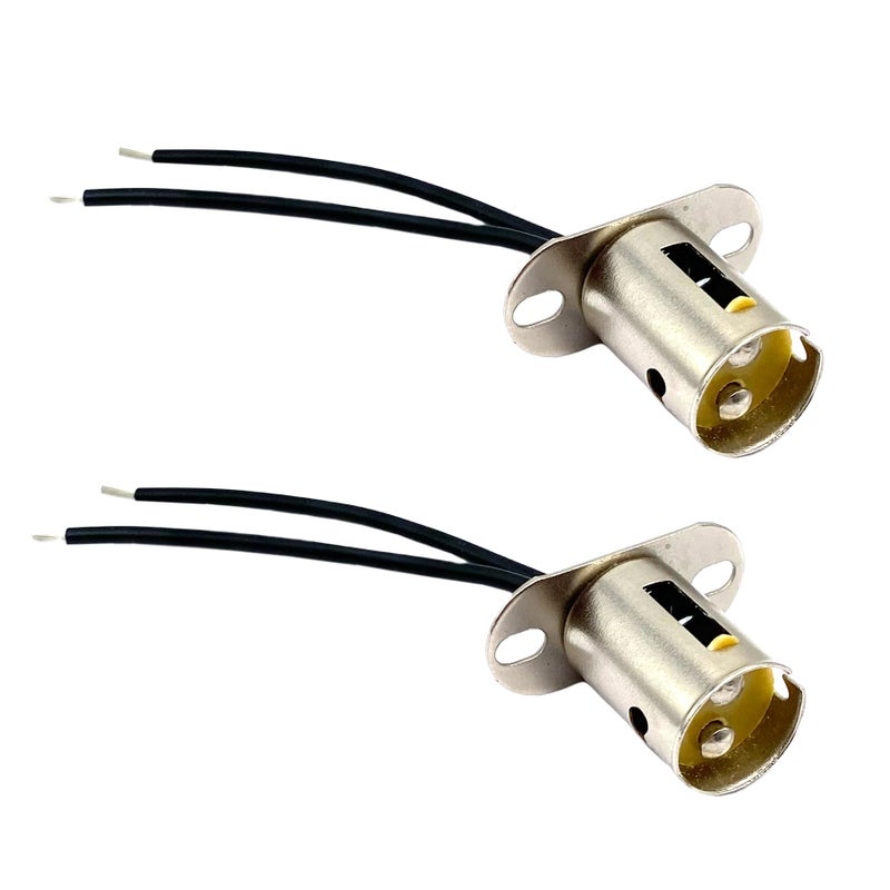 Ulifebet 2 Pcs 1157 Bulb Sockets Holders BAY15D 1157 Car Light Bulb Two Pole Socket Adapter with Pigtail Wire Connector for Auto Truck Car - Image 3