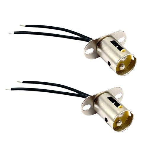 Ulifebet 2 Pcs 1157 Bulb Sockets Holders BAY15D 1157 Car Light Bulb Two Pole Socket Adapter with Pigtail Wire Connector for Auto Truck Car - Image 1