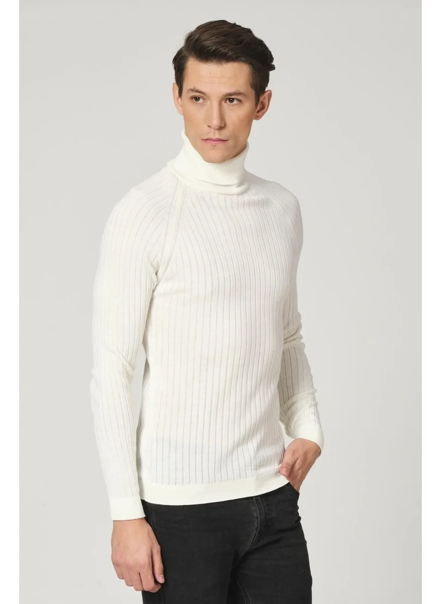 Alexander Gardi Corduroy Turtleneck Sweater (E20-18059)