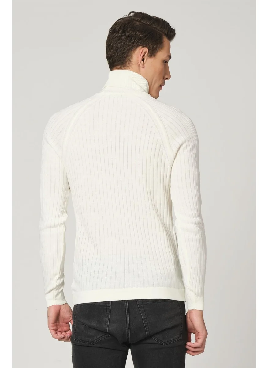 Alexander Gardi Corduroy Turtleneck Sweater (E20-18059)