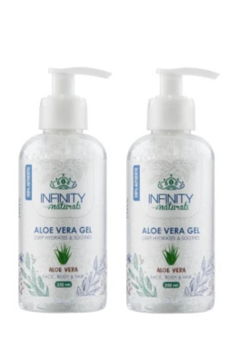 إينفينيتي انفنيتي ناتشورال جل الصبار النقي 250 مل  1+1