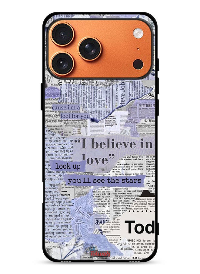 Tolwak Apple iPhone 17 Pro Max Protective Case Cover Newspaper Pieces - Image 1