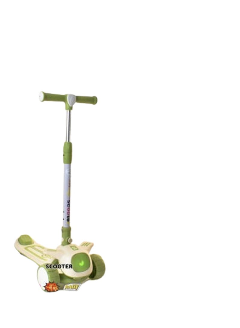 Generic - Green and white scooter for children sss - Image 1