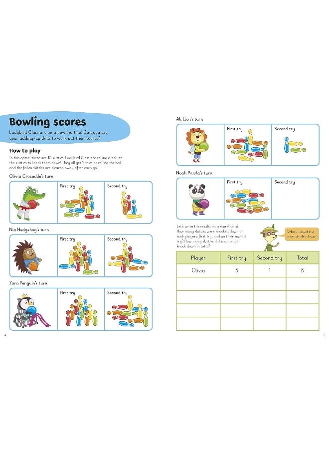 Maths Problem-Solving: A Learn with Ladybird Activity Book 5-7 years: Ideal for home learning (KS1)  - Image 1