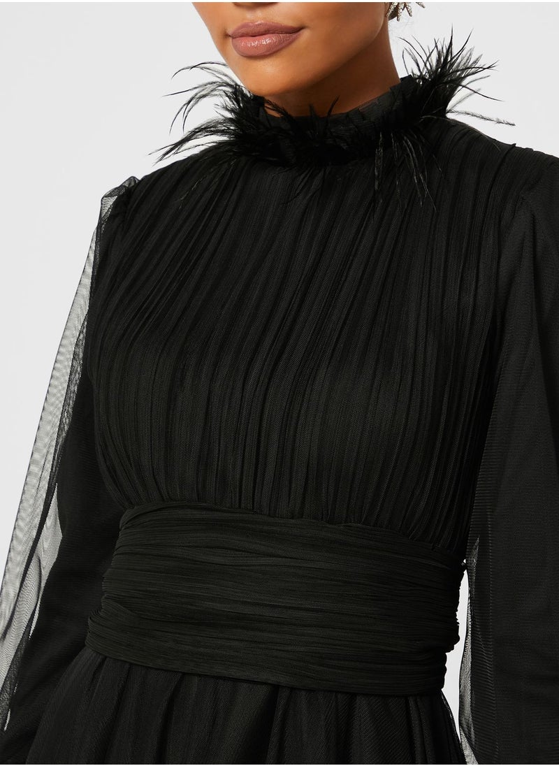 خزانة فستان بتداخل مزموم  - Image 3
