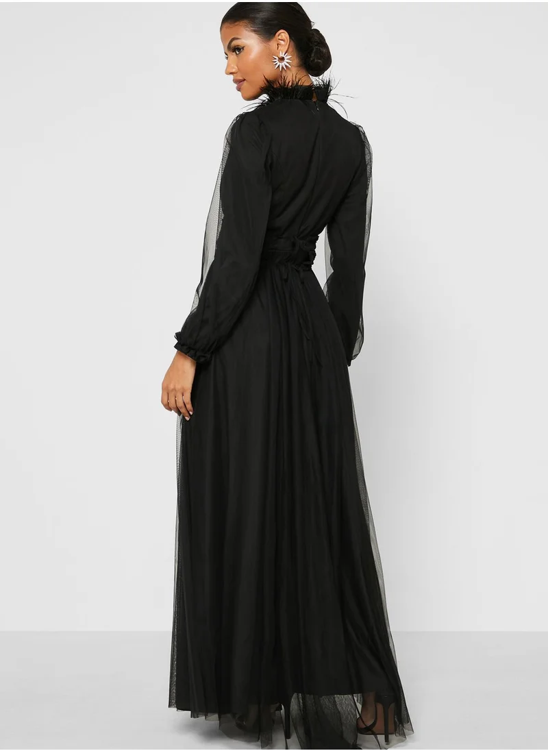 Khizana Ruched Detail Dress