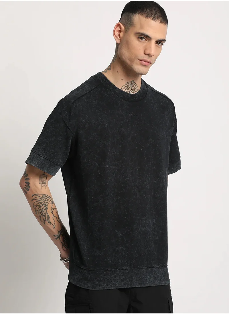 THE BEAR HOUSE Men's Cotton T-Shirt Soft, Breathable & Comfortable, Perfect for Casual Wear, Ideal for Everyday & Summer Wear