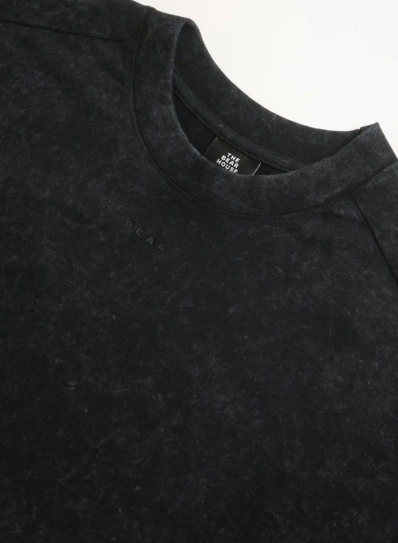 THE BEAR HOUSE Men’s Cotton T-Shirt – Soft, Breathable & Comfortable, Perfect for Casual Wear, Ideal for Everyday & Summer