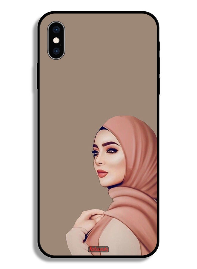 Tolwak Apple iPhone XS Max Protective Case Beautiful Hijab Girl - Image 2