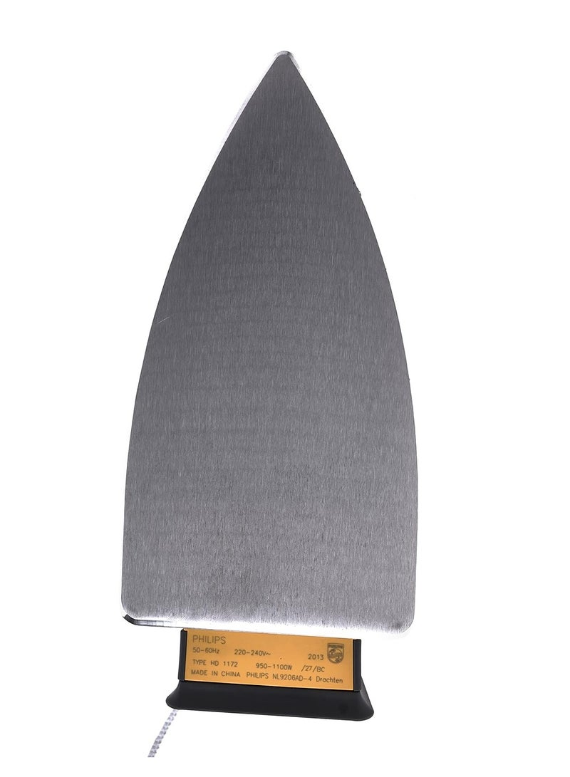 Philips Classic Dry Iron With Linished Soleplate 1100 W HD1172/25 Grey - Image 3