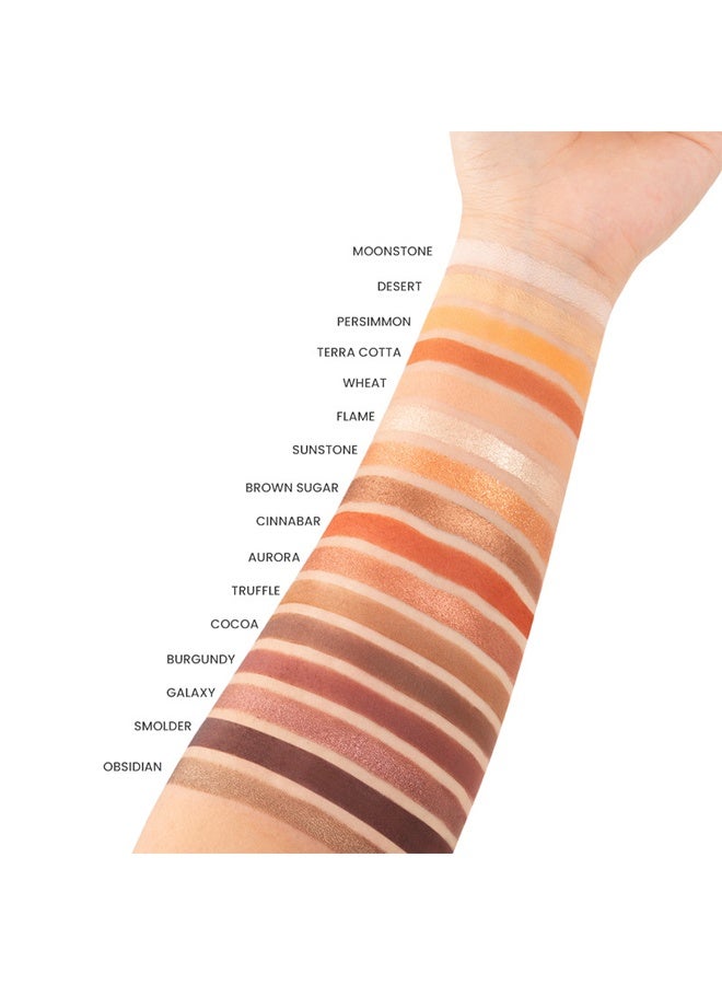 OUHOE 16 Color Eyeshadow Palette- Makeup Eye Shadow Palettes Pink Eye Shadow Wine Red Eye Shadow Waterproof Long Lasting Natural Mixing Pigment Makeup - Image 3