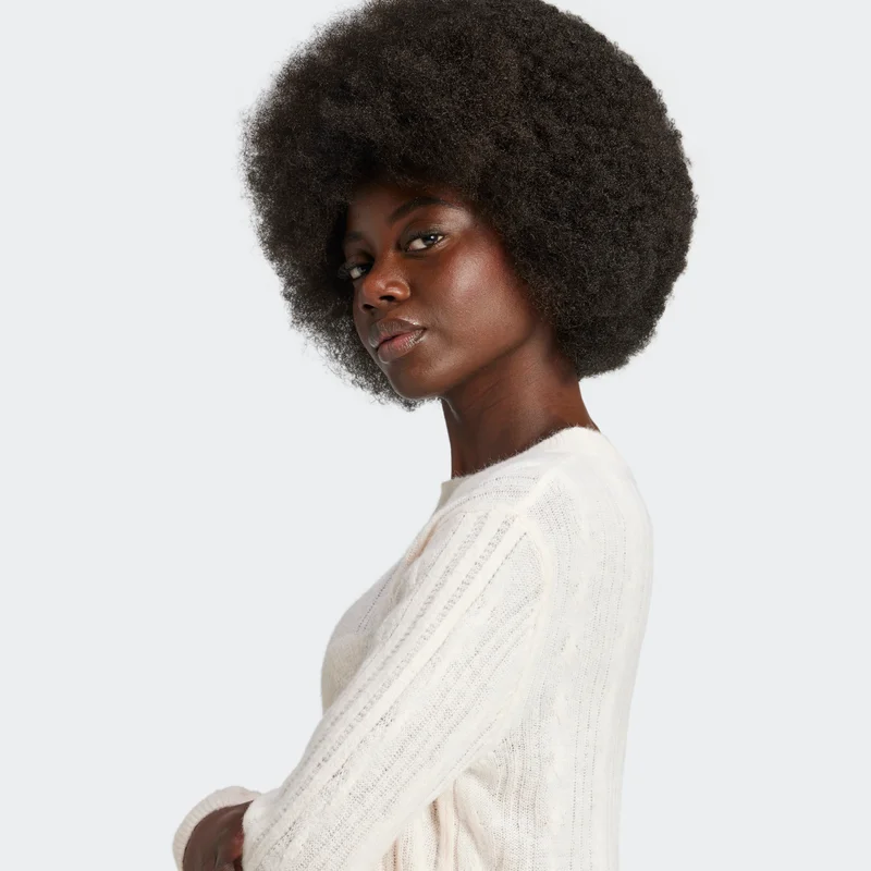 Adidas ADIDAS ORIGINALS FEMME GALORE TREFOIL JUMPER