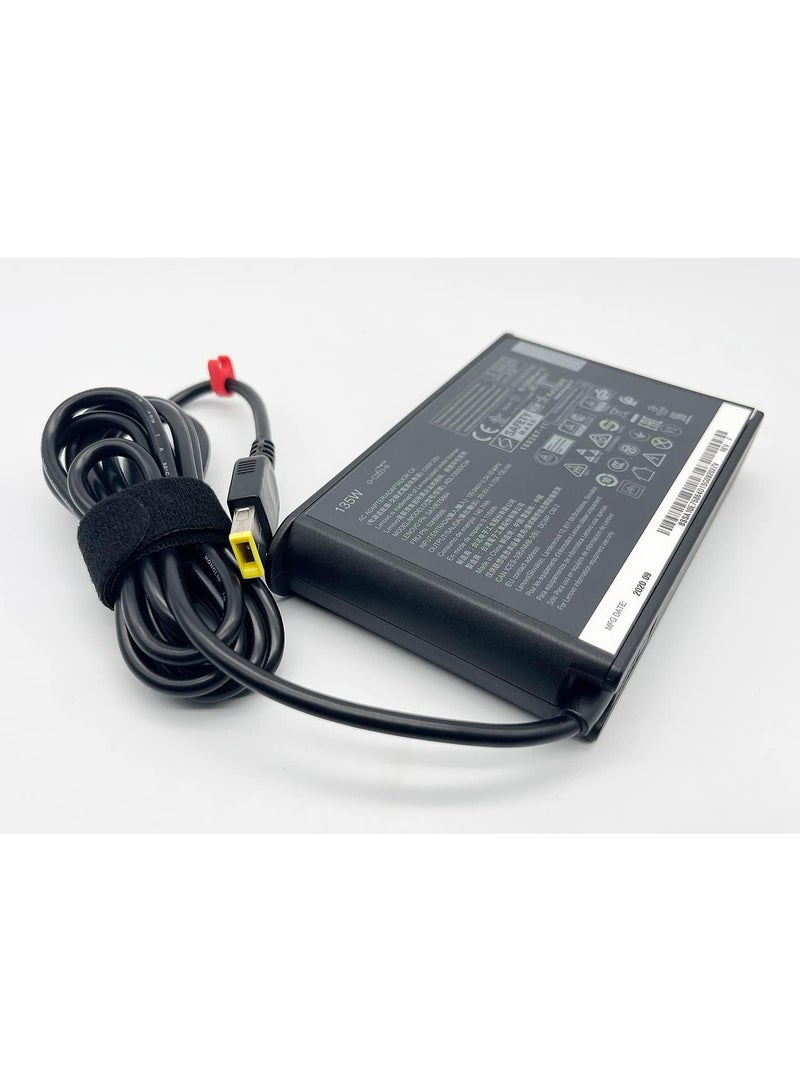 20V 6.75A 135W Slim Tip AC Adapter Compatible for Lenovo ThinkPad P1 20MD P1 20ME X1 Extreme 20MG ADL135SDC3A ADL135NLC3A SA10E75864 00HM686 IdeaPad Laptop Power Supply - Image 1
