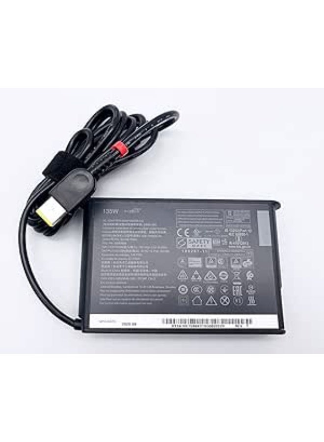 20V 6.75A 135W Slim Tip AC Adapter Compatible for Lenovo ThinkPad P1 20MD P1 20ME X1 Extreme 20MG ADL135SDC3A ADL135NLC3A SA10E75864 00HM686 IdeaPad Laptop Power Supply - Image 2