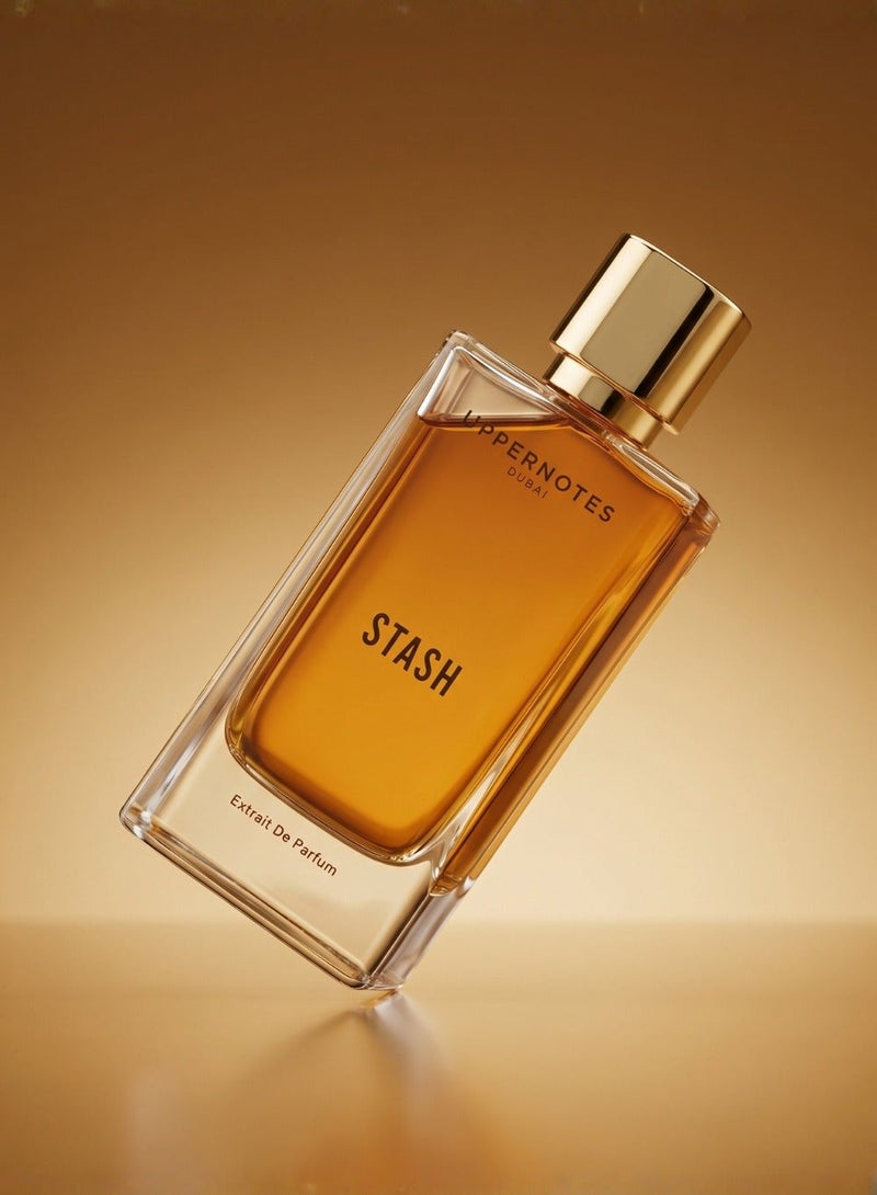 UpperNotes Stash Extrait De Parfum Unisex 80ml | Sweet Raspberry Leather Agarwood Oud | Smoky Long Lasting Arabian Fragrance UAE - Image 3