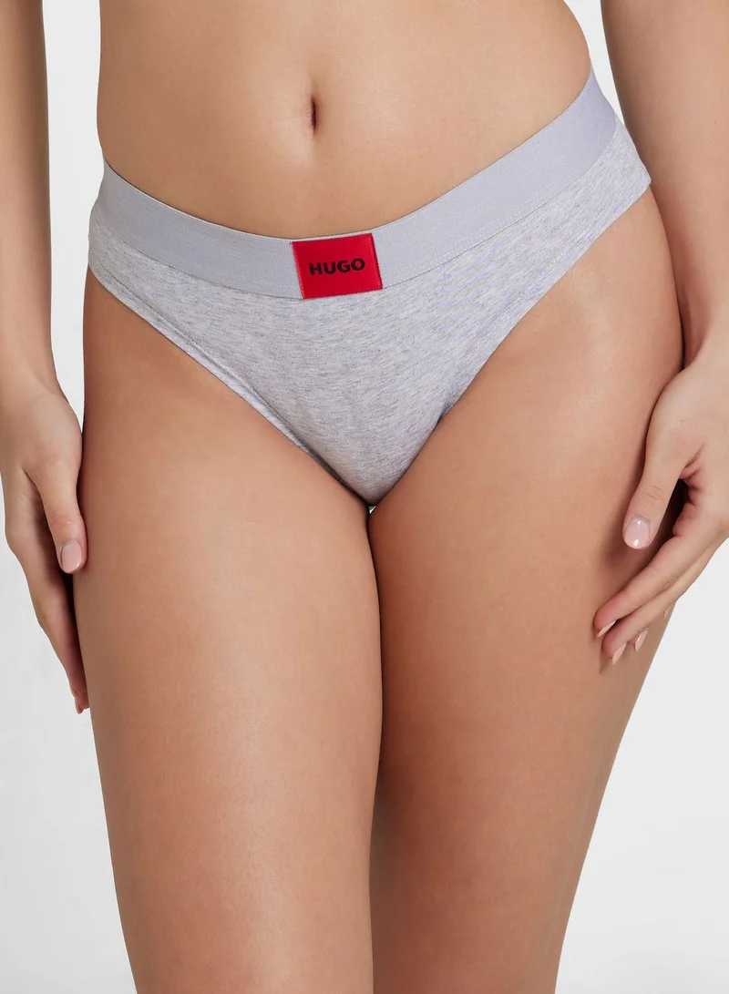 HUGO Logo High Leg Brief