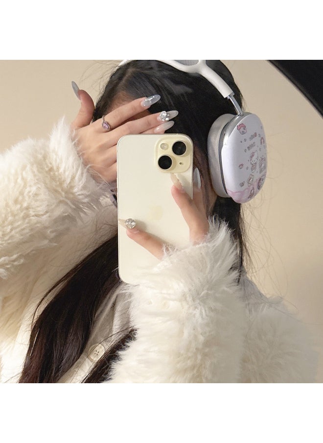 Generic - Japanese And Korean Style Cartoon Doll Suitable For Airpods Max2 Protective Case For Apple Ear Cap Earmuffs Earphone Case-Color:Hello Kitty-Applicable Models:Universal For Airpods Max/airpods Max2 - Image 1