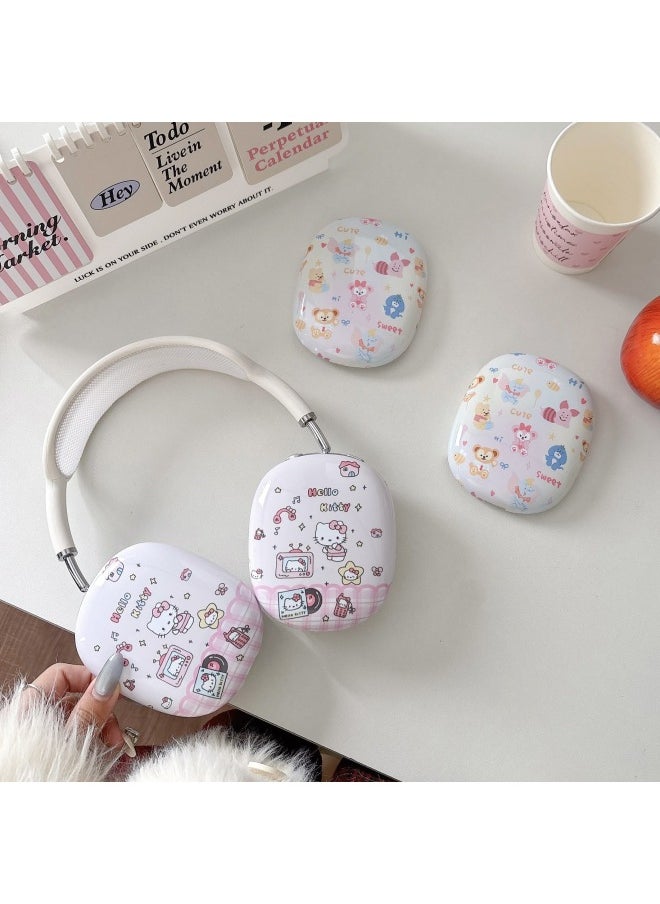 Generic - Japanese And Korean Style Cartoon Doll Suitable For Airpods Max2 Protective Case For Apple Ear Cap Earmuffs Earphone Case-Color:Hello Kitty-Applicable Models:Universal For Airpods Max/airpods Max2 - Image 1