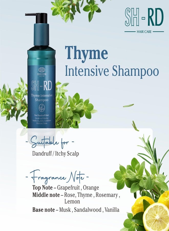 Sh Rd SH-RD Thyme Intensive Shampoo for Itchy Scalp and Dandruff Relief | 1% Zinc Pyrithione Added | Soothing, Rebalancing Scalp Condition - 3.38oz/100ml - Image 5
