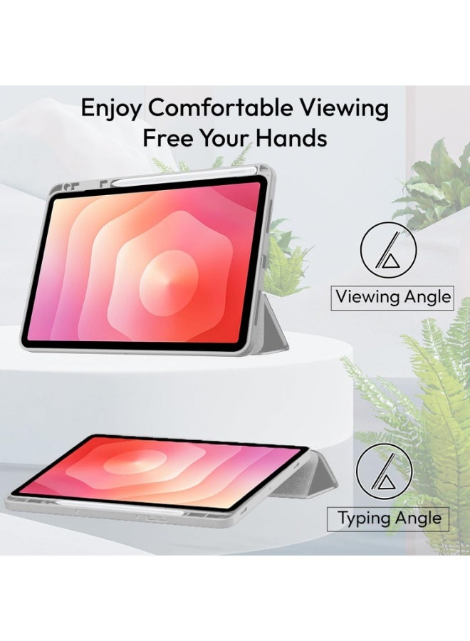 Protect Samsung Galaxy Tab S11 Ultra 14.6 Inch Case with S Pen Holder Slim Magnetic Trifold Stand Cover Shockproof Hard Back Protective Case Auto Sleep Wake for Samsung Tab S11 Ultra - Image 3