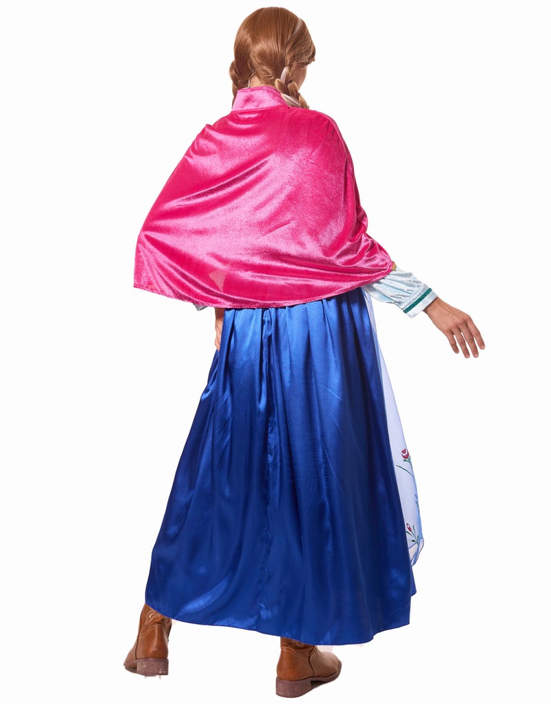 Funna Princess Costume for Women Dress Adult Halloween Cosplay with Capes, Medium - Image 3