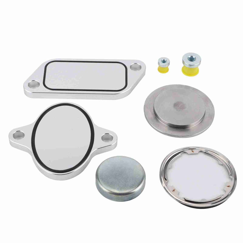 EGR Delete Plug with Gaskets Kit EGR Cooler Eliminate Fit for Cummins ISX CM871 Engine - Image 2