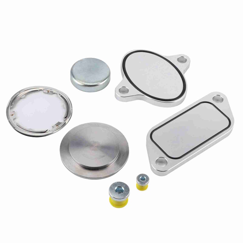 EGR Delete Plug with Gaskets Kit EGR Cooler Eliminate Fit for Cummins ISX CM871 Engine - Image 5