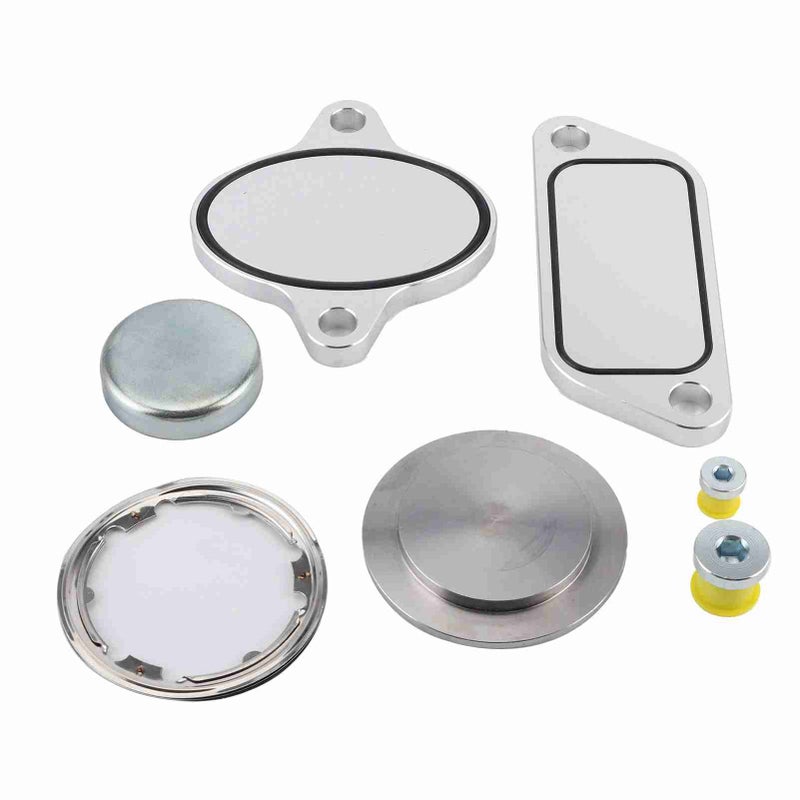 EGR Delete Plug with Gaskets Kit EGR Cooler Eliminate Fit for Cummins ISX CM871 Engine - Image 4