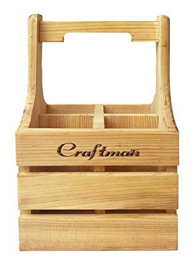 Craftman Caddy Multipurpose Wooden Cutlery Stand - Image 2