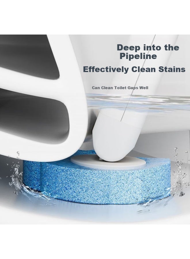 Coodora Disposable Toilet Brush With 18 Replaceable Heads And Built-in Cleaning Solution, No Dead Angles Cleaning Tool For Bathroom - Image 4