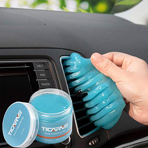 TICARVE Cleaning Gel for Car Detail Tools Car Cleaning Automotive Dust Air Vent Interior Detail Putty Universal Dust Cleaner for Auto Laptop Car Slime Cleaner - Image 1