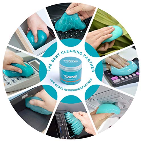 TICARVE Cleaning Gel for Car Detail Tools Car Cleaning Automotive Dust Air Vent Interior Detail Putty Universal Dust Cleaner for Auto Laptop Car Slime Cleaner - Image 5