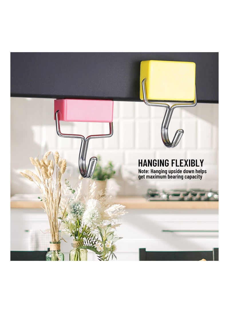 Excefore Colorful Magnetic Hooks for Refrigerator, for Home - Image 5
