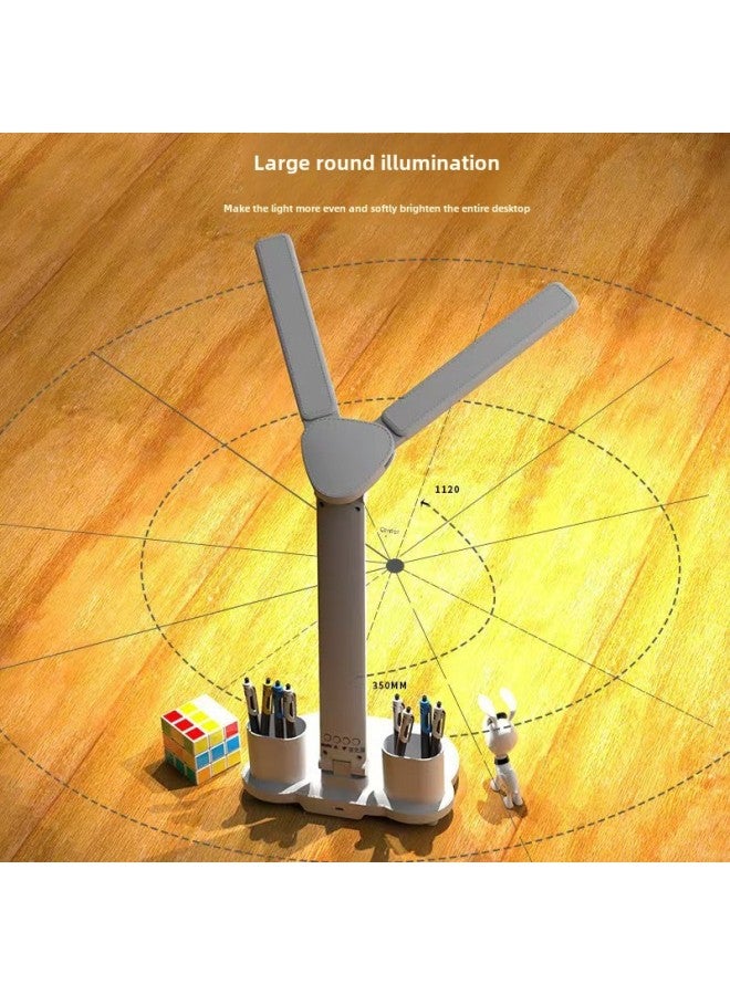 Table Lamp Filling And Inserting Dual-purpose Eye Protection Table Lamp Learning Bright Enough Dormitory Reading Desk Table Lamp Special Eye Protection Table Lamp For Students-Color:Double-ended Clock Pen Holder-[charging Model 2000 Capacity] - Image 4