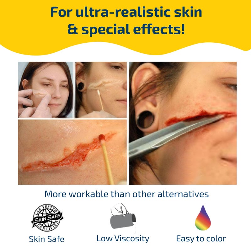 Smooth-On Dragon Skinâ„¢ FX-Proâ„¢ Platinum Rubber Silicone Molds for Special Effects & Prosthetics - Pint Unit - Image 4