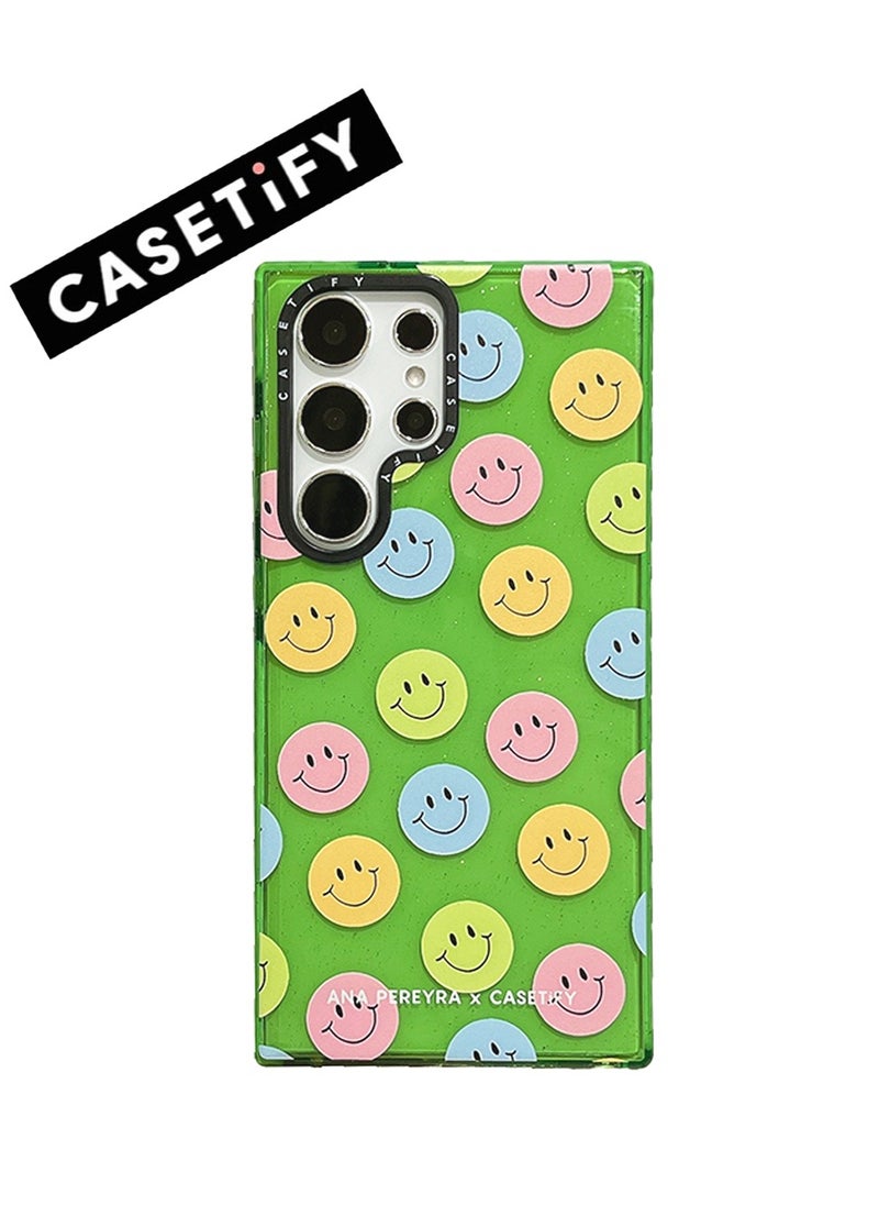 Casetify - Samsung Galaxy S23 Ultra 'Happy Faces Galore' Case - Image 1