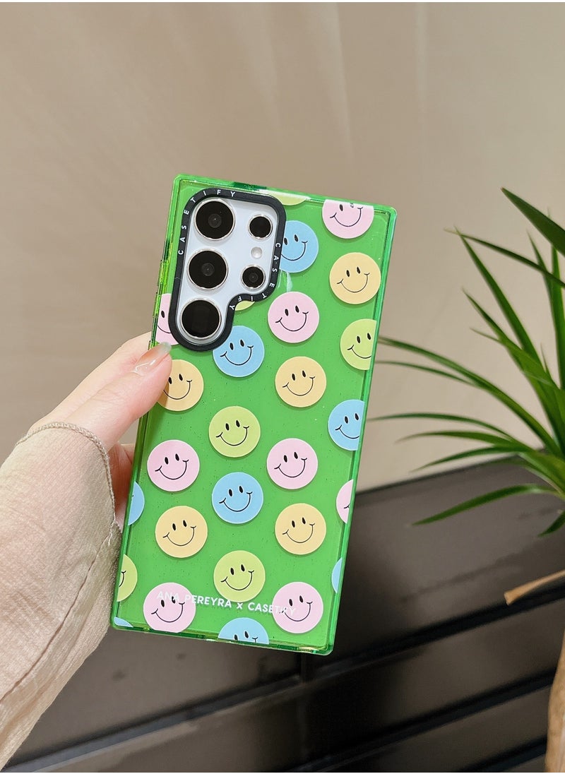Casetify - Samsung Galaxy S23 Ultra 'Happy Faces Galore' Case - Image 1
