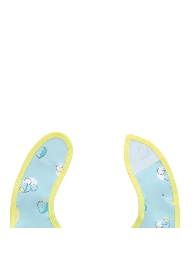 Baboo 3-Pack Waterproof Baby Bibs for Eating - Lightweight Toddler Feeding Bibs with Large Food Catcher, Mess Proof, Food-Grade Baby Eating Essentials, Easy to Put On & Clean (Lagoon Fiesta) - Image 5