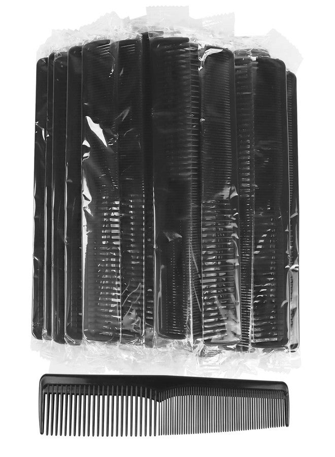 Hipruict Disposable Combs Individually Wrapped, Sturdy Combs in Bulk, 100 Pack Combs Bulk, Double Tooth Hair Pocket Comb, Bulk Combs for Homeless, Charity, Care Pack Black - Image 1