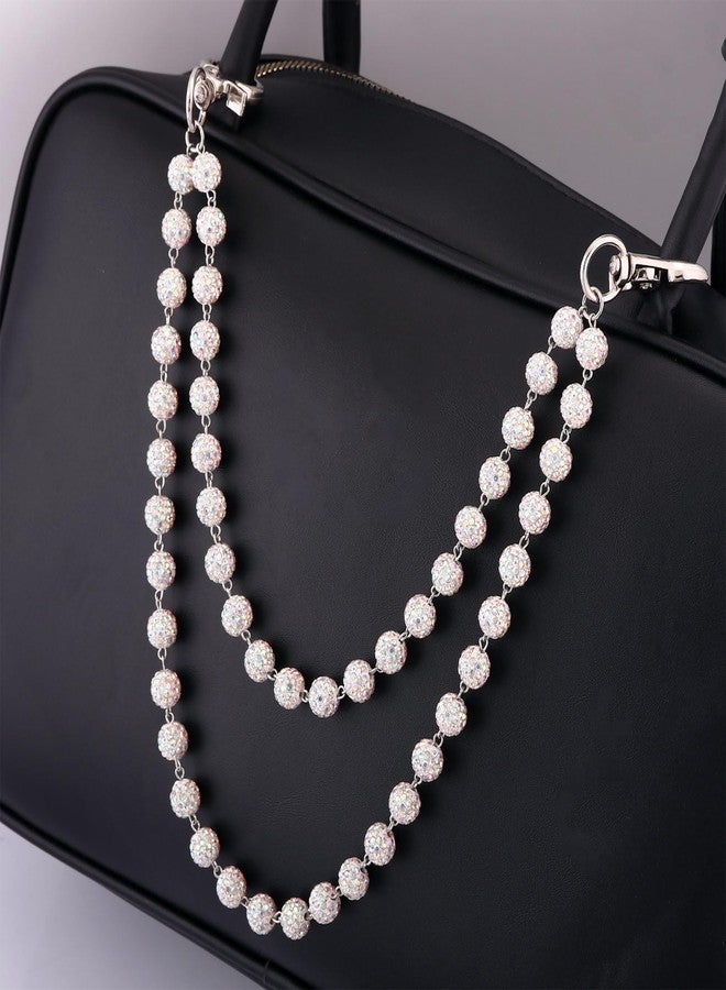 SORGERLY Baseball Beaded Wallet Pant Chains Keychain - Layered Bag Purse Charm Handbag Accessories for Women Men (Colorful) - Image 4