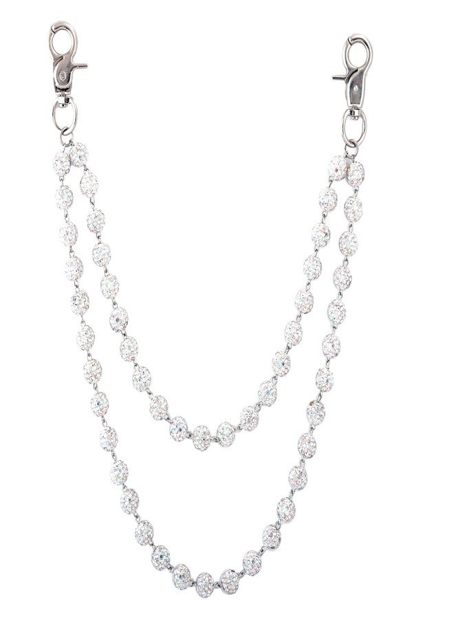 SORGERLY Baseball Beaded Wallet Pant Chains Keychain - Layered Bag Purse Charm Handbag Accessories for Women Men (Colorful) - Image 1