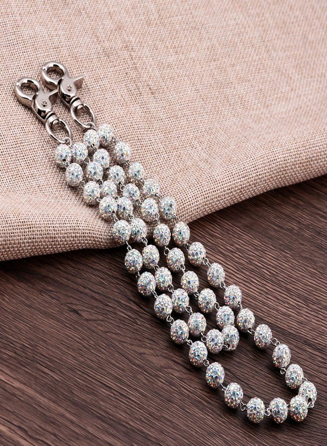 SORGERLY Baseball Beaded Wallet Pant Chains Keychain - Layered Bag Purse Charm Handbag Accessories for Women Men (Colorful) - Image 5