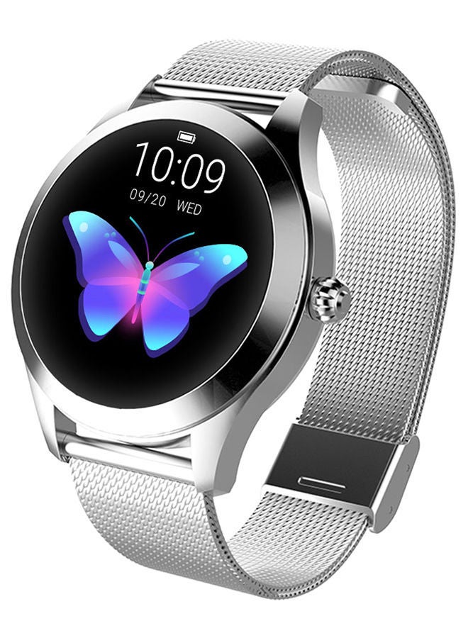 NIBEMINENT Heart Rate Monitoring Smartwatch Silver - Image 1
