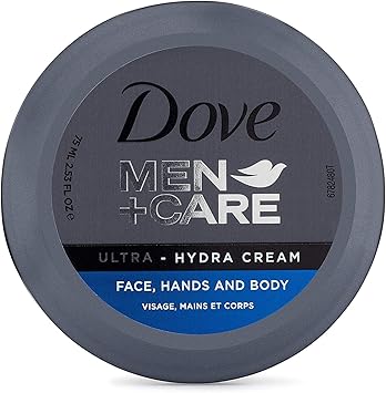 Dove Men+Care DOVE MEN CARE Ultra Hydra Cream Moisturising Effect for Face Hands Body Suitable for All Skin Types 3 x 75 ml - Image 2
